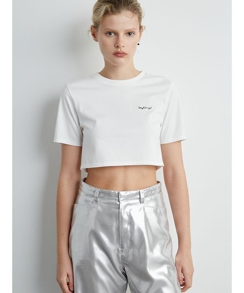 「styling/」 半袖Tシャツ FREE ホワイト レディース_画像2