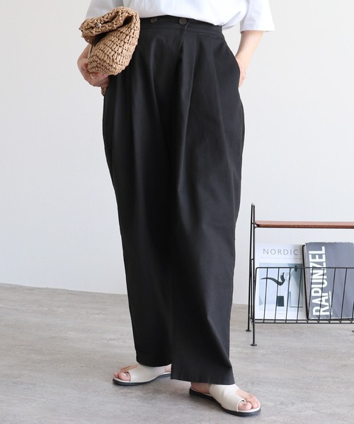 「reca」 チノパンツ FREE サンドベージュ レディース_画像3