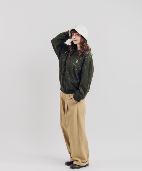 「MUHET」 長袖ポロシャツ MEDIUM ブラック レディース_画像2