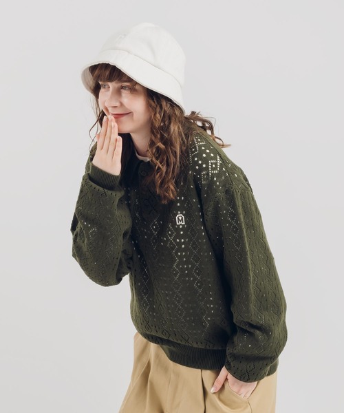 「MUHET」 長袖ポロシャツ MEDIUM ブラック レディース_画像7