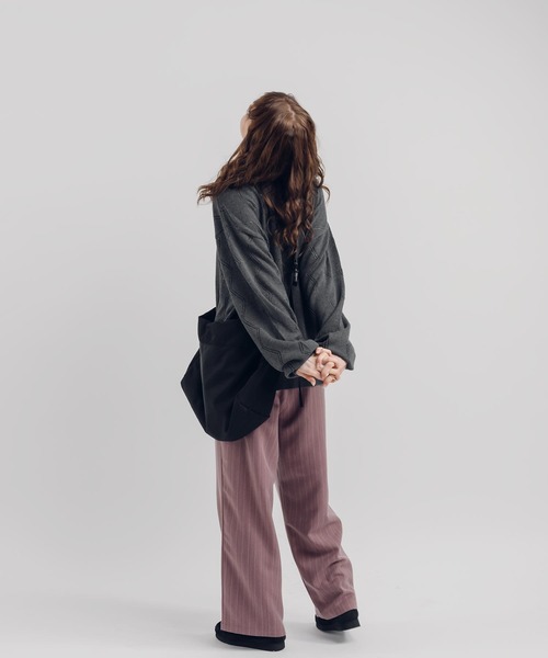 「MUHET」 長袖ポロシャツ MEDIUM ブラック レディース_画像9