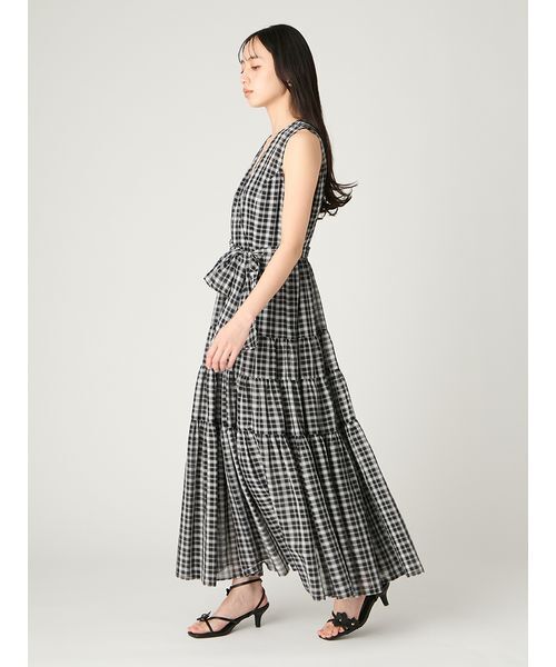FRAY I.D ノースリーブワンピース ピンク サイズ0 FRAY I.D（フレイ・アイディー） ノースリーブワンピース 0 ピンク
