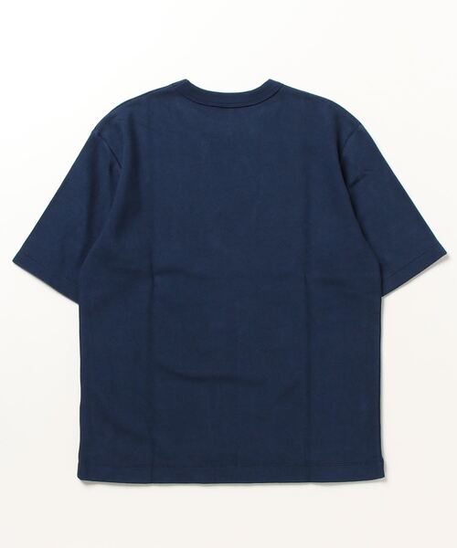 「three dots」 半袖Tシャツ MEDIUM ライトグレー メンズ_画像2