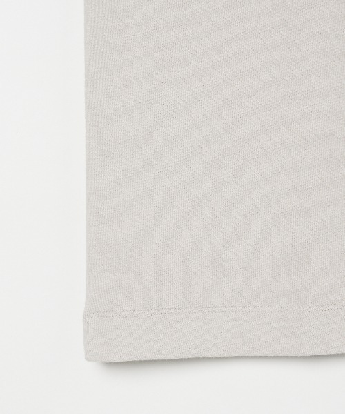 「three dots」 半袖Tシャツ MEDIUM ライトグレー メンズ_画像8