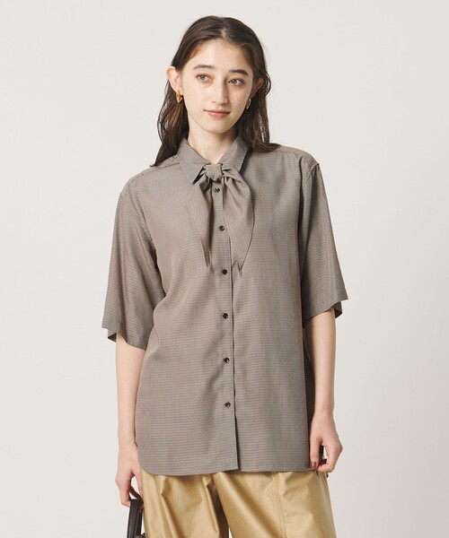 ユナイテッドアローズ　チェック　ブラウス UNITED ARROWS（ユナイテッドアローズ） ブラウス シャツ 半袖