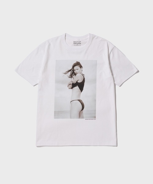 BIOTOP（ビオトープ） tシャツ 「Kate Moss by Patrick Demarchelier