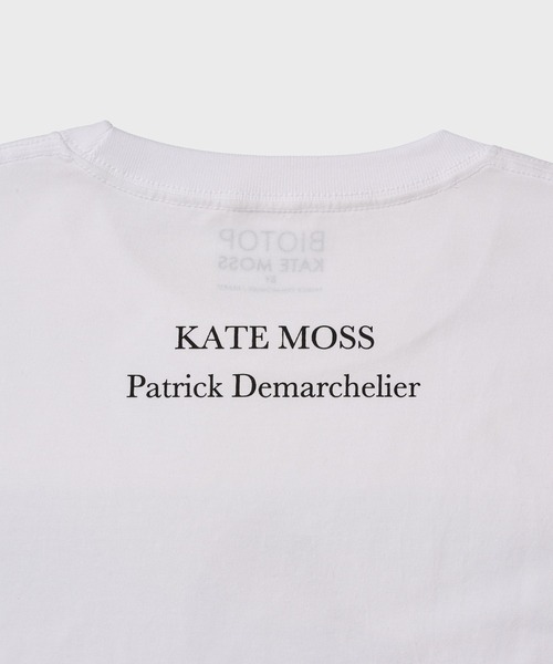 BIOTOP（ビオトープ） tシャツ 「Kate Moss by Patrick Demarchelier