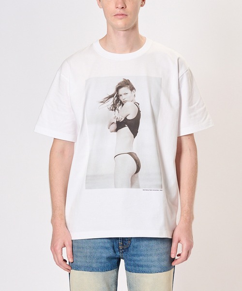 BIOTOP（ビオトープ） tシャツ 「Kate Moss by Patrick Demarchelier