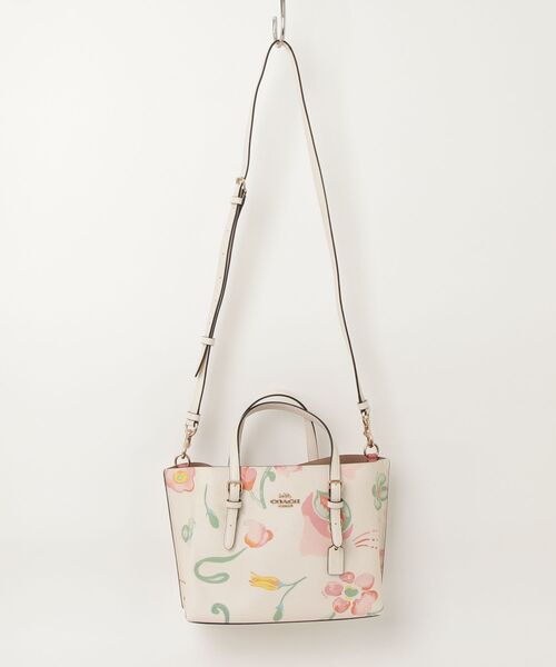 COACH（コーチ） 花柄2WAYバッグ - ベージュ レディース : ZOZOTOWN