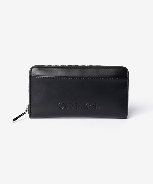   カルバンクライン 長財布 レザー ラウンドジップ 黒 Calvin Klein（カルバン・クライン） 長財布 財布 「Calvin Klein