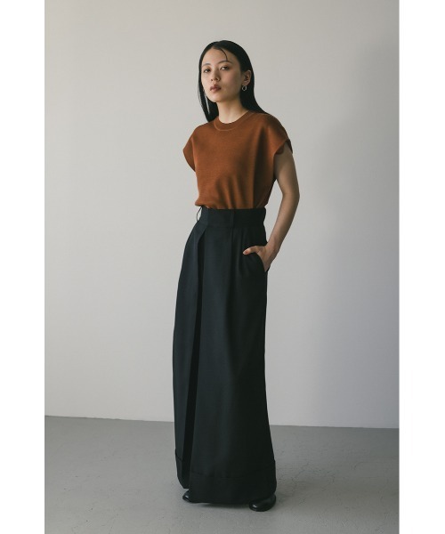 「STYLEMIXER」 スラックス MEDIUM ブラック レディース_画像4