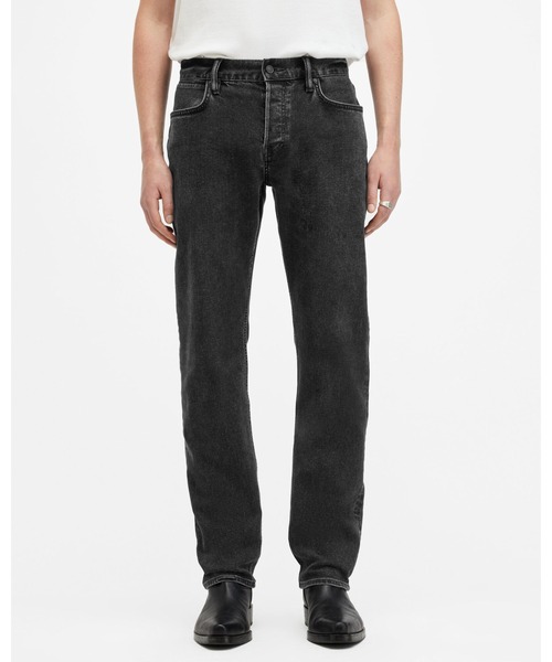 「ALLSAINTS」 デニムパンツ 34/30 ブラック メンズ_画像3