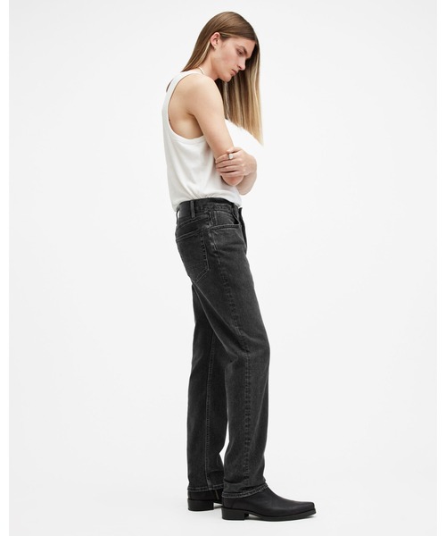 「ALLSAINTS」 デニムパンツ 34/30 ブラック メンズ_画像7