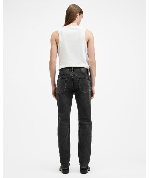 「ALLSAINTS」 デニムパンツ 34/30 ブラック メンズ_画像9