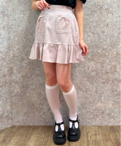 「axes femme POETIQUE」 ミニスカート MEDIUM ピンク レディース_画像2