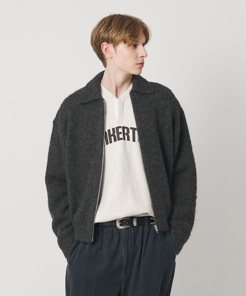 BEAUTY＆YOUTH UNITED ARROWS カーディガン バブル ニット ジップ