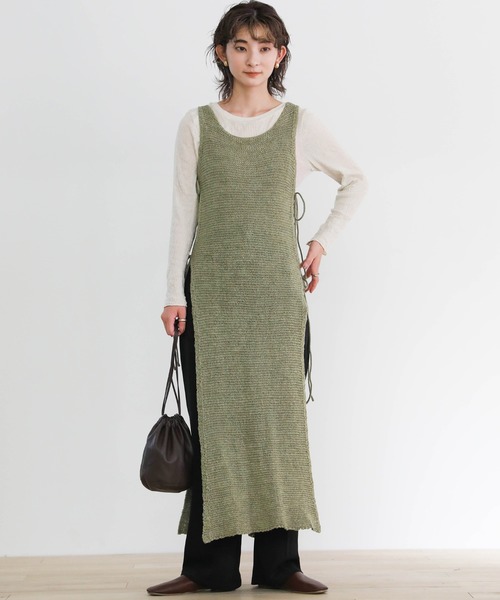 ワンピース サイドリボンサマーニットワンピース Zozotown Paypayモール店 通販 Paypayモール