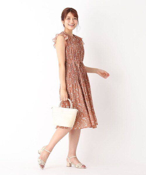 ワンピース 花柄ワッシャープリーツワンピース Web限定サイズ Zozotown Paypayモール店 通販 Paypayモール