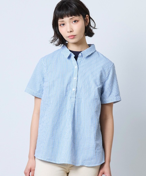 L.L.Bean（エルエルビーン） ブラウス シャツ 夏 半袖 バケーション