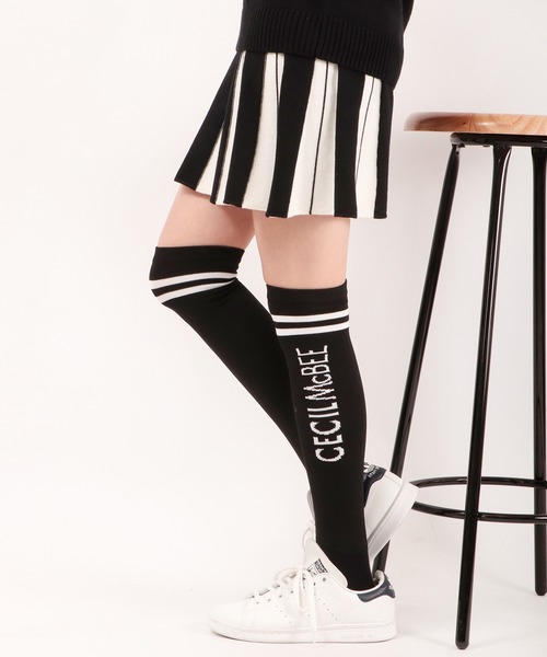 贈り物 スカート Cecil Mcbee Green ニットプリーツミニスカート スカート カラー ホワイト Dustydiamondboutique Com