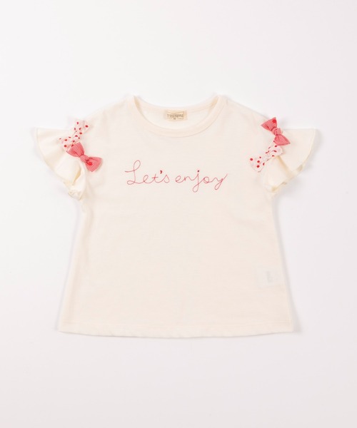 tシャツ Tシャツ 袖リボンモチーフ半袖Tシャツ(140-160cm)|ZOZOTOWN |09