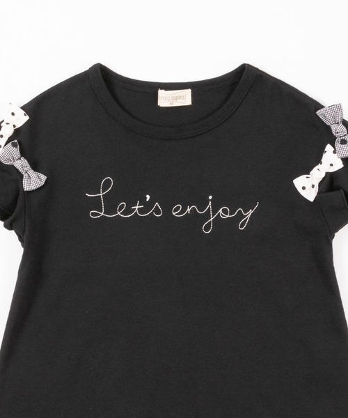 tシャツ Tシャツ 袖リボンモチーフ半袖Tシャツ(140-160cm)|ZOZOTOWN |04