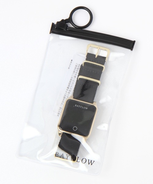 BAYFLOW（ベイフロー） 腕時計 タッチパネルLEDウォッチ レディース