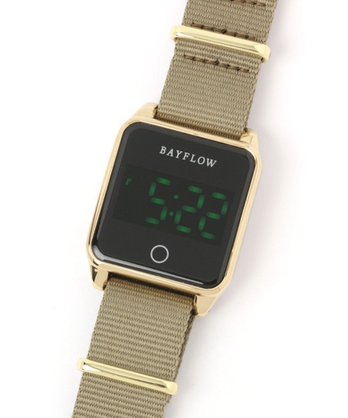 BAYFLOW（ベイフロー） 腕時計 タッチパネルLEDウォッチ レディース