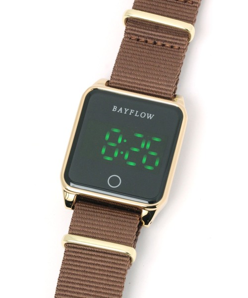 BAYFLOW（ベイフロー） 腕時計 タッチパネルLEDウォッチ レディース