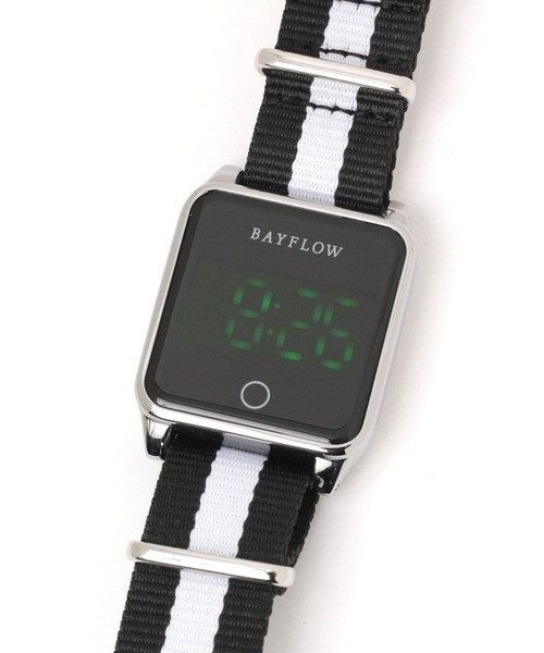 BAYFLOW（ベイフロー） 腕時計 タッチパネルLEDウォッチ レディース