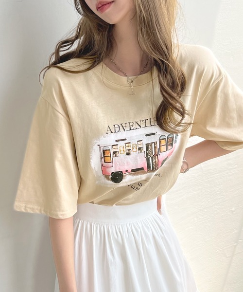 Futier Land（フューティアランド） tシャツ 半袖 「綿100％」バスロゴ