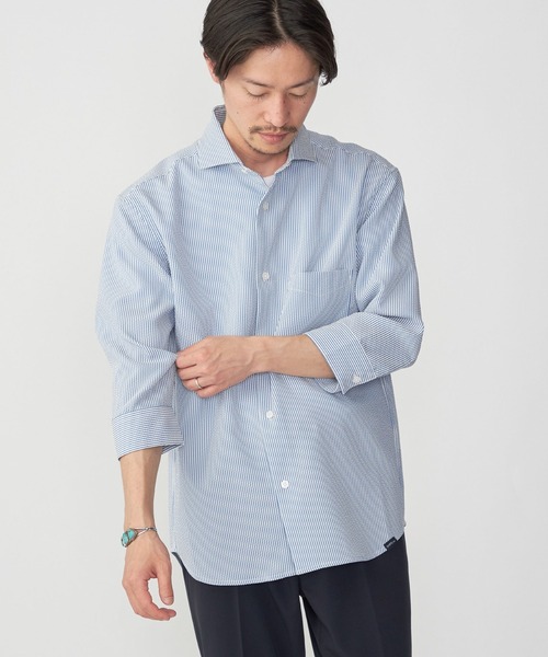 SHIPS.me シャツ 「ZOZO限定」SHIPS: シアサッカーセミワイドカラー7
