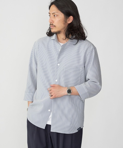 SHIPS.me シャツ 「ZOZO限定」SHIPS: シアサッカーセミワイドカラー7