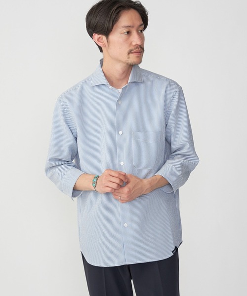 SHIPS.me シャツ 「ZOZO限定」SHIPS: シアサッカーセミワイドカラー7