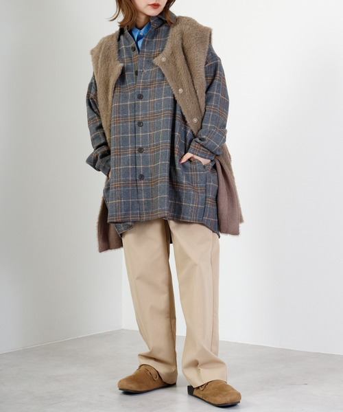 FUNALIVE（ファンアライブ） シャツ Vintage check heavy flannel