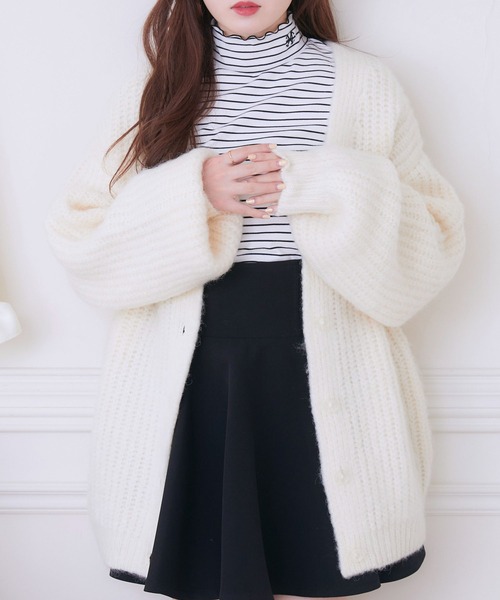 Emsexcite（エムズエキサイト） カーディガン モケモケBIGカーデ