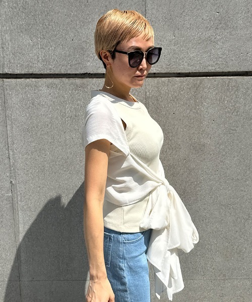ニット セーター JENNEエレガントスリーブ レディース
