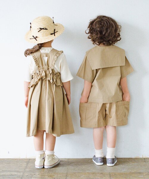 p.premier（ピードットプルミエ） 帽子 ハット たくさんリボンの麦わら