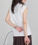 tシャツ 「USAコットン」ワイドノースリーブ...の詳細画像3