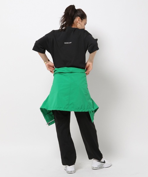 tシャツ 「HEREIAM」 IIWC LOGO TEE レディース HEREIAM tシャツ 「HEREIAM」ロゴロングスリーブ レディース