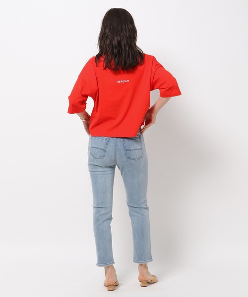 tシャツ 「HEREIAM」 IIWC LOGO TEE レディース HEREIAM tシャツ 「HEREIAM」 IIWC LOGO TEE レディース