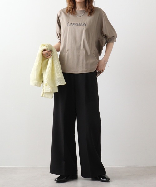tシャツ BRODIAEA バイオシルスムース立体シルエットＴ レディース tシャツ BRODIAEA バイオシルスムース立体シルエットT