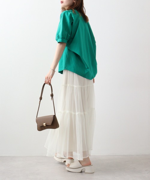 tシャツ BRODIAEA バイオシルスムース立体シルエットT