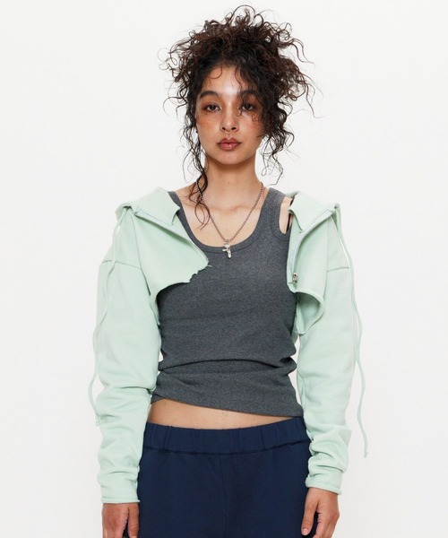パーカー 2P CUT TOPS レディース : 83702105 : ZOZOTOWN Yahoo!店 