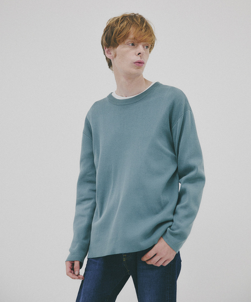 ABAHOUSE（アバハウス） セーター ニット 「定番」総針 プルオーバー