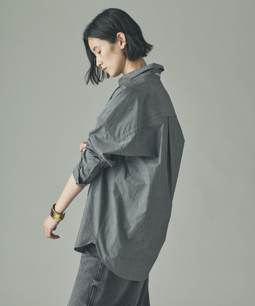 Curensology(カレンソロジー)/＜&amp;RC＞ビッグシャツ Curensology（カレンソロジー） ブラウス シャツ /「＆RC」ビッグ