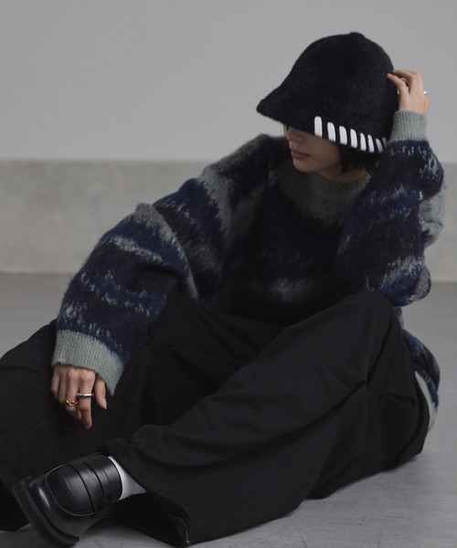 ささん様　　　　　　　　　　　　　　　　　　　 PGG バケハ　新品未使用 CIASENSE 帽子 ハット Hand-stitched shaggy bucket hat / ハンド