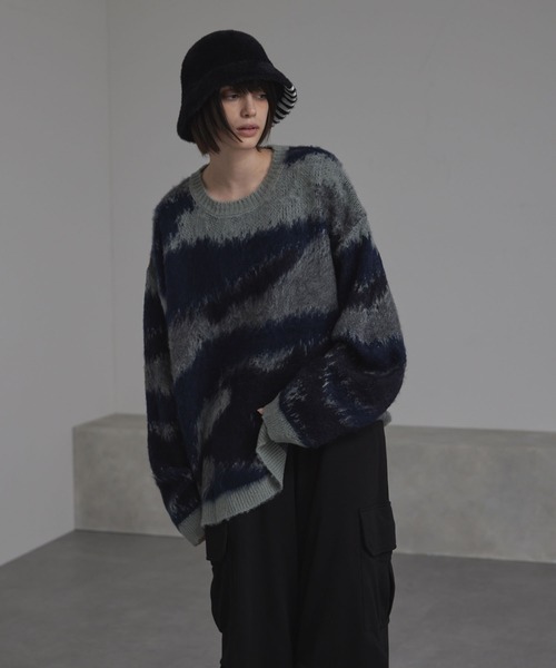 CIASENSE 帽子 ハット Hand-stitched shaggy bucket hat / ハンド