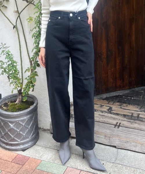 SOMETHING（サムシング） ワイドパンツ ジーンズ デニム デニムパンツ