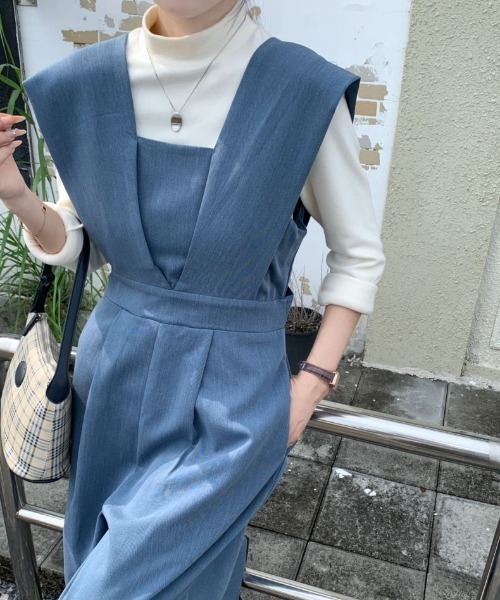 専用出品　かぐれ　リバティ柄　半袖オールインワン　2024 アーバンリサーチ ABITOKYO オールインワン 2024AW新作 ワイドシルエット